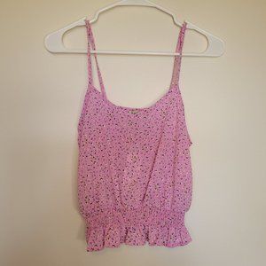 Como Vintage Pink Floral Tank